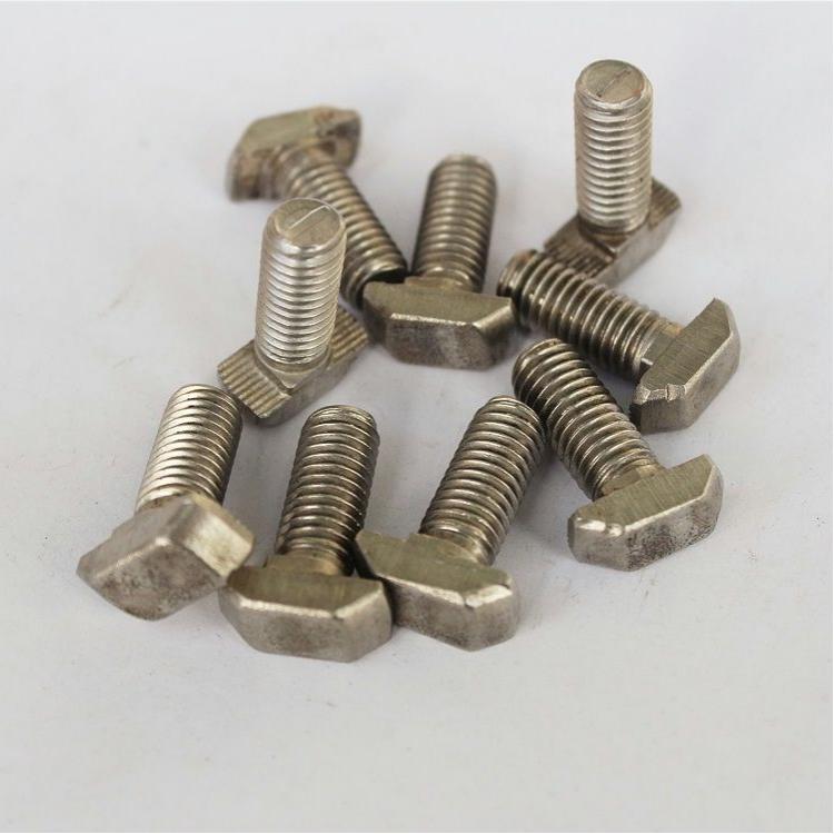 T Slot Drop-in Sliding Bolts with T Shaped Head for Hardware